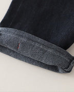 Conjunto Elegante de 3 Piezas para Niña  Chaleco de Punto, Blusa y Pantalón Vaquero