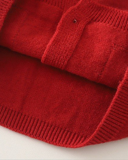 Conjunto Elegante de 3 Piezas para Niña  Chaleco de Punto, Blusa y Pantalón Vaquero