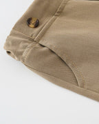 Conjunto bebé elegante 4 piezas body, tirantes, corbata y gorro