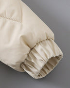Mono Acolchado de Invierno para Bebé con Capucha de Osito Suave, Cálido y Cómodo