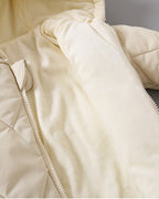 Mono Acolchado de Invierno para Bebé con Capucha de Osito Suave, Cálido y Cómodo