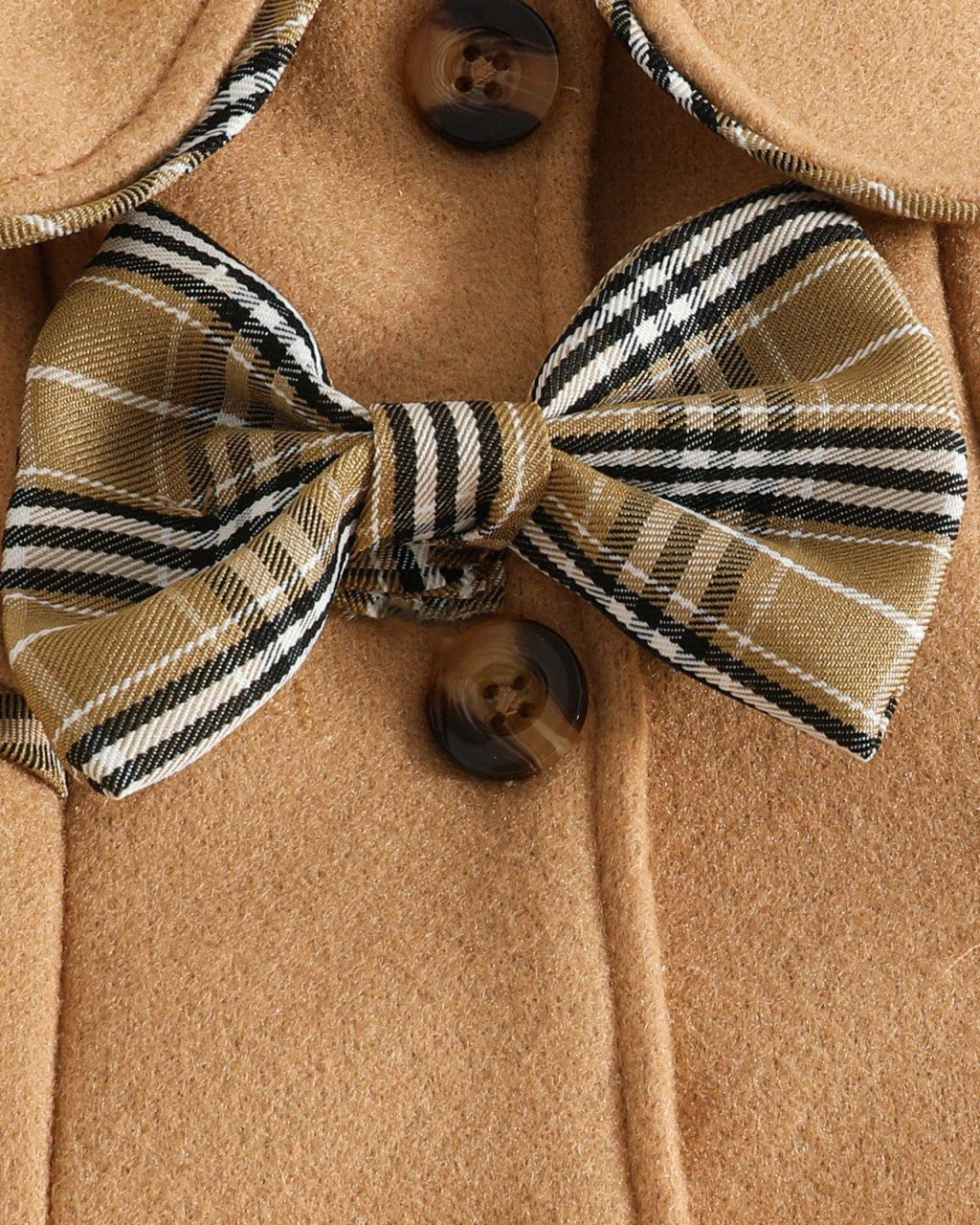 Abrigo Elegante para Niña con Boina a JuegoEstilo Clásico