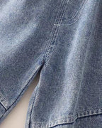 Conjunto Infantil de 3 Piezas para Niño  Camisa Denim, Chaleco de Punto y Pantalón Vaquero