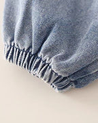 Conjunto Infantil de 3 Piezas para Niño  Camisa Denim, Chaleco de Punto y Pantalón Vaquero