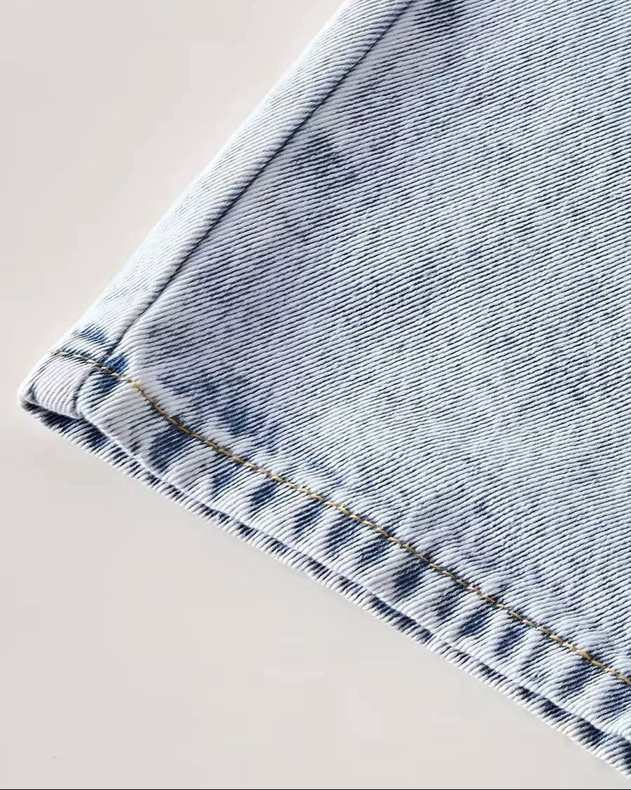 Jeans Wide Leg para Niña con Estampados Fashion