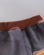 Conjunto niño invierno 3 piezas ropa infantil con osito bordado y chaleco con capucha , Ideal para clima otoñal en España