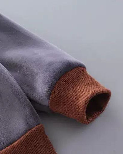 Conjunto niño invierno 3 piezas ropa infantil con osito bordado y chaleco con capucha , Ideal para clima otoñal en España