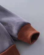 Conjunto niño invierno 3 piezas ropa infantil con osito bordado y chaleco con capucha , Ideal para clima otoñal en España