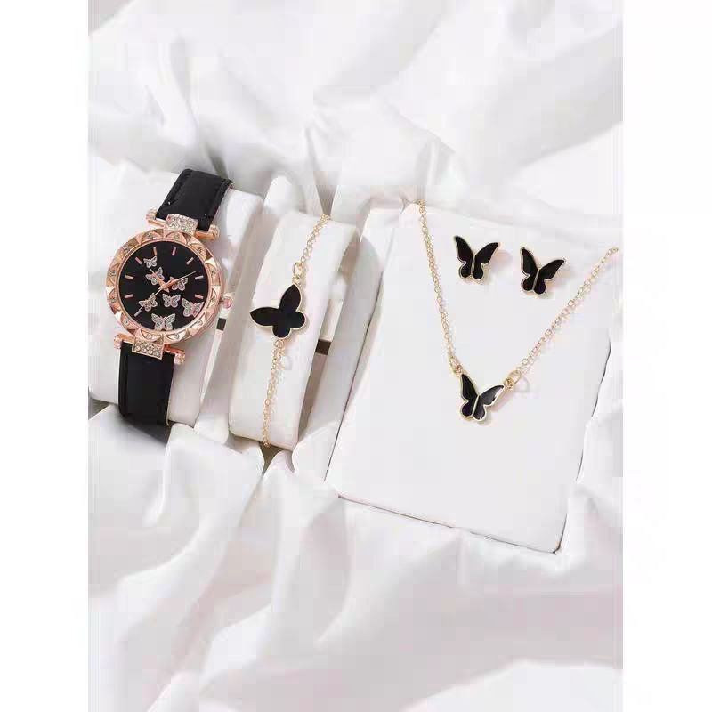 Set de 5 relojes para niñas con estuche especial – Diversión y estilo en cada hora