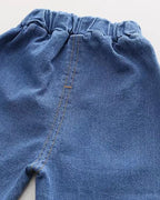 Conjunto niño 2 piezas sudadera y pantalón vaquero con estampado de oso estilo casual otoño , ropa infantil, Ideal para primavera y  verano en España