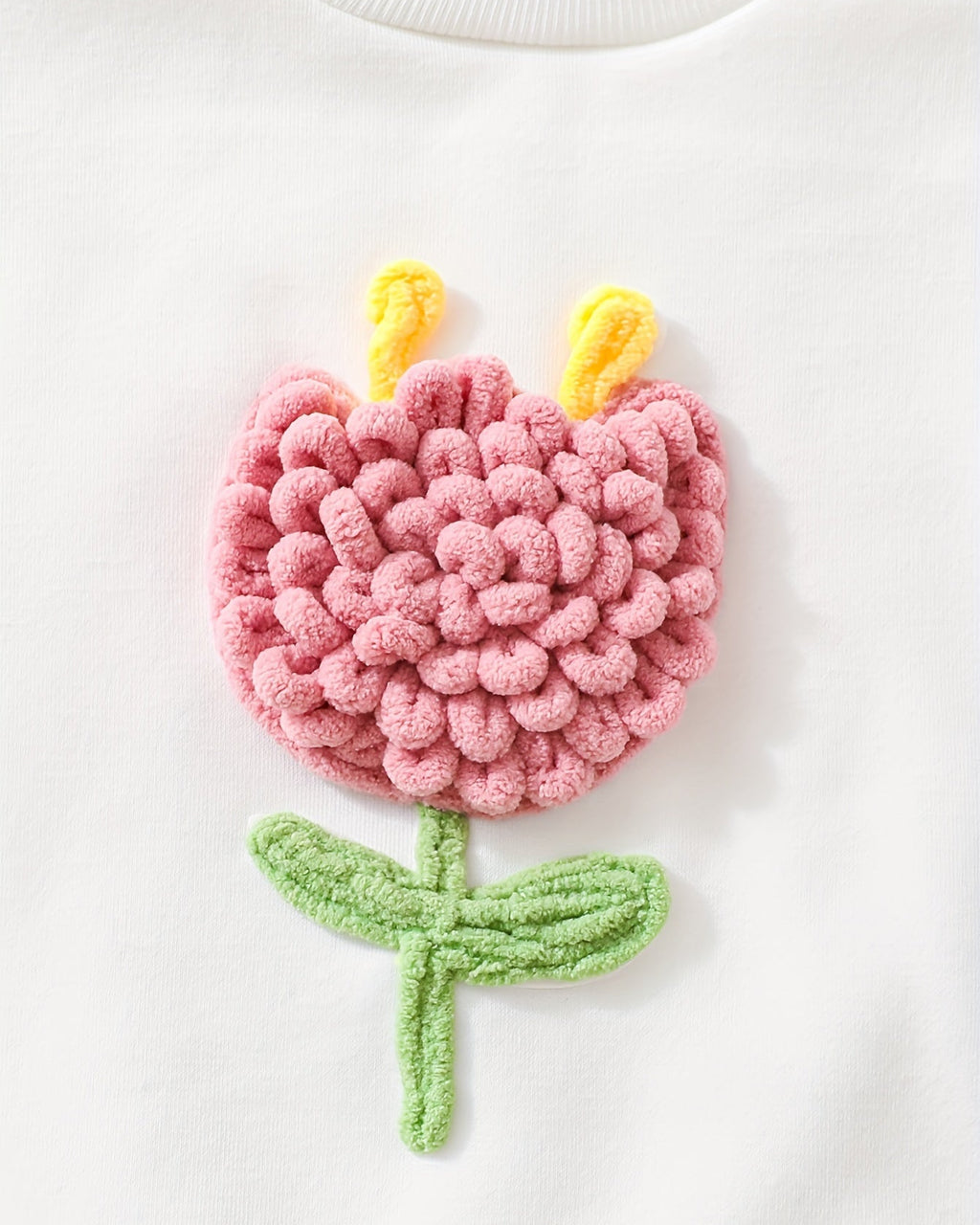 Conjunto niña 2 piezas con bordado de flores 3D otoño invierno,destacada para looks elegantes y sencillos en España
